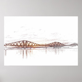 Arte atmosférico del puente Forth