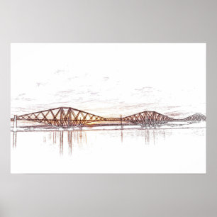 Arte atmosférico del puente Forth