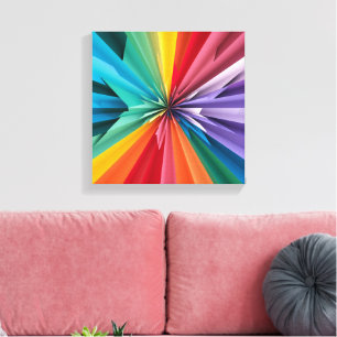 Arte atractivo de lienzo