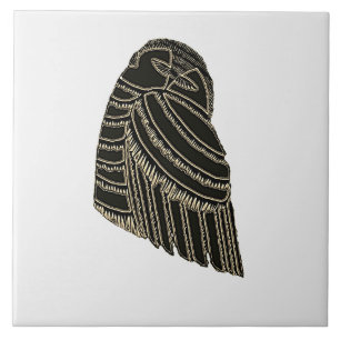 ARTE AVIAR DECO en baldosa MARRÓN