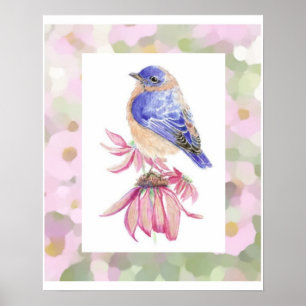 Arte azul del pájaro del Bluebird del este de la