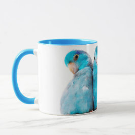 Arte azul pacífico de la taza de la taza de