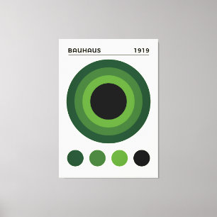 Arte Bauhaus 1919 Círculos concéntricos, decoració