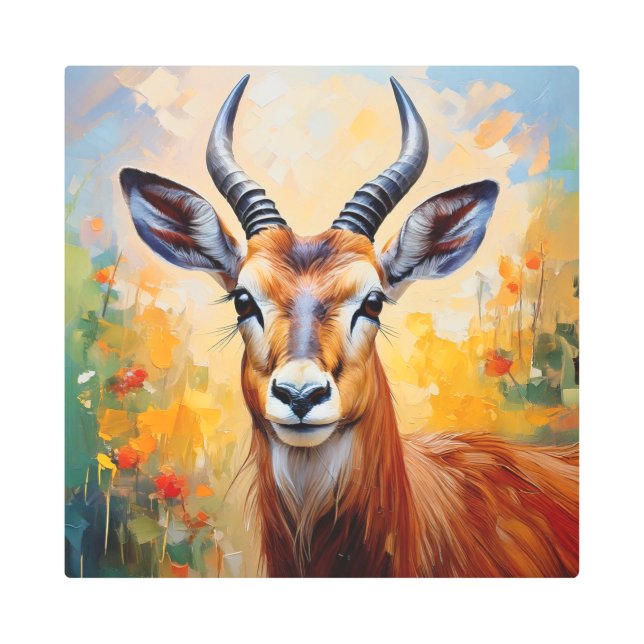 arte bíblico antílope inspirado en la creación (Anverso)