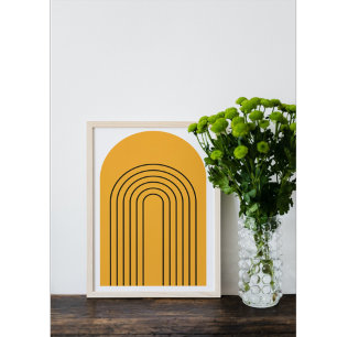 Arte boho minimalista geométrico abstracto moderno