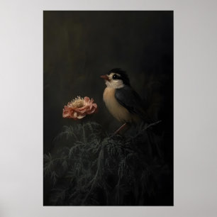 Arte botánico de Dark Academia de Bird & Bloom, Vi