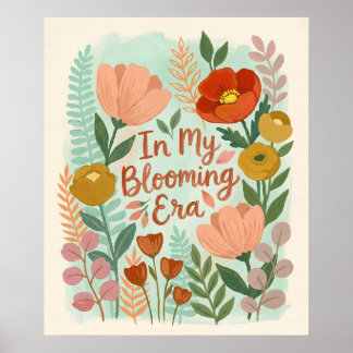 Arte botánico de flores abstractas brillantes, flo