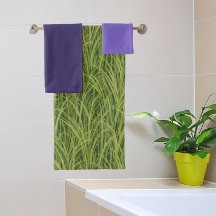 Arte botánico de la época verde y púrpura Iris