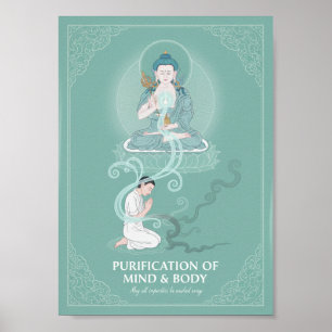 Arte budista tibetano de purificación Vajrasattva