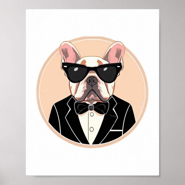 Arte Bulldog francés (Frente)