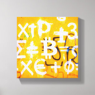 Arte Callejero de Bitcoin (Pintura Naranja No. 5)