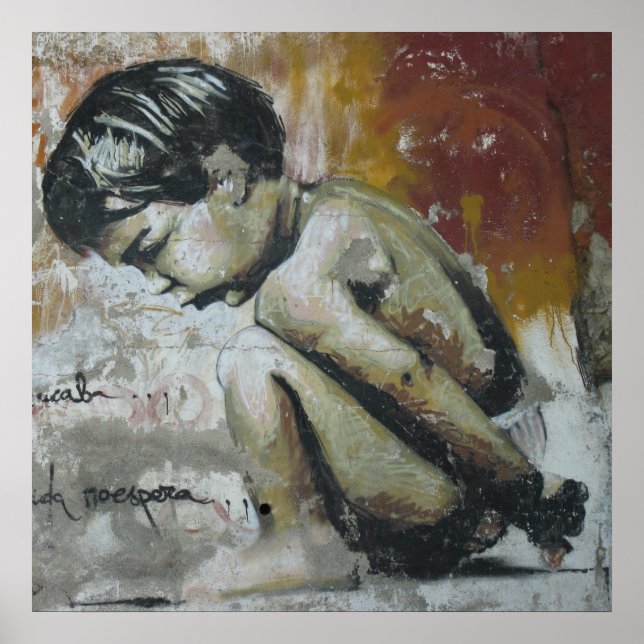 Arte callejero de graffiti urbano (Frente)