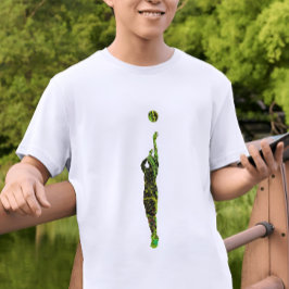 arte callejero de la cesta de camisetas Silhouette