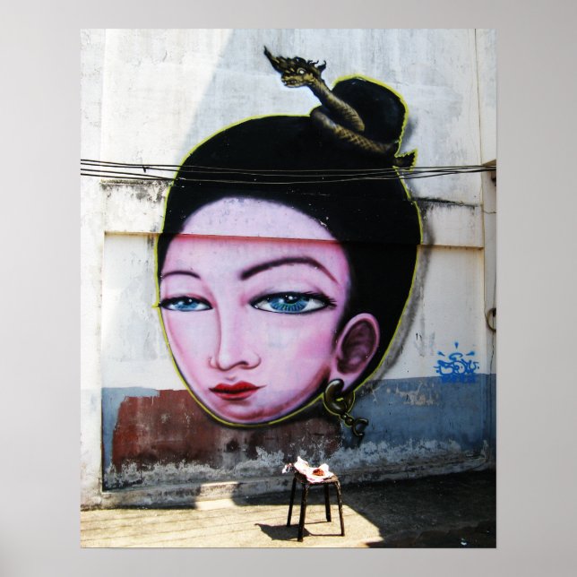 Arte callejero de Lady Lao Graffiti (Frente)