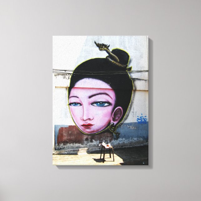 Arte callejero de Lady Lao Graffiti (Anverso)