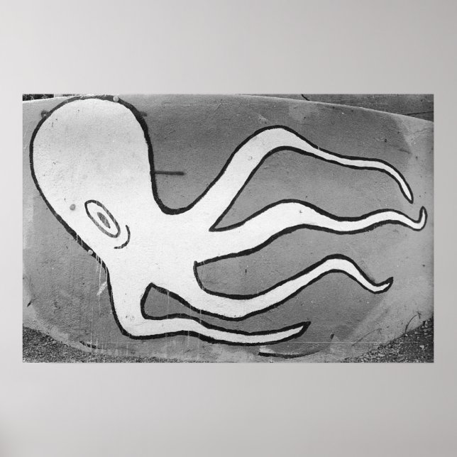 Arte callejero de San Pedro Octopus (Frente)