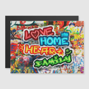 Arte Callejero Graffiti de Amor Hogar Corazón Colo