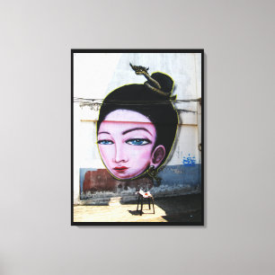 Arte Callejero Graffiti de Lady Lao