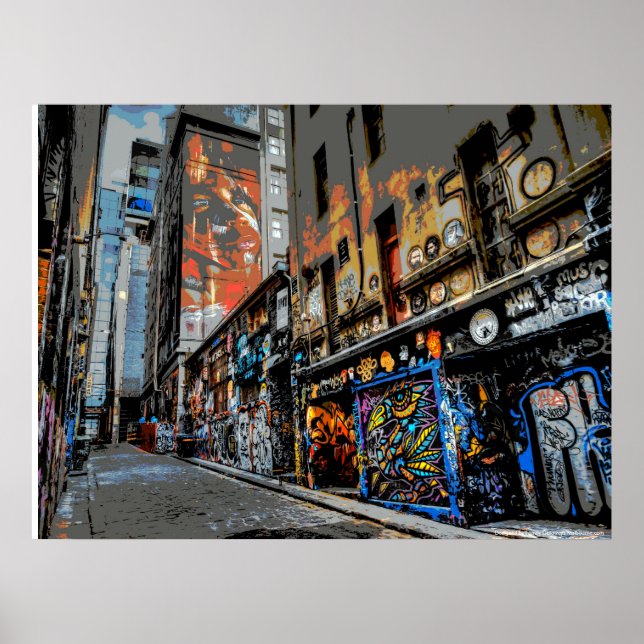 Arte callejero y graffiti de Hosier Lane - Melbour (Frente)