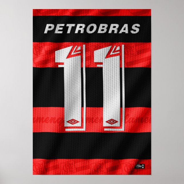 Arte Camisa Flamengo (Romário) 1996 (Frente)