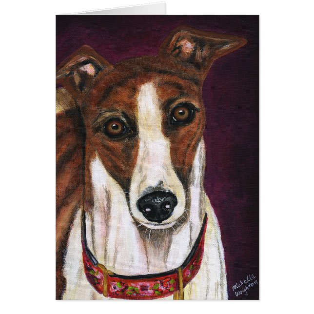 Arte canino de Greyhound (Frente)