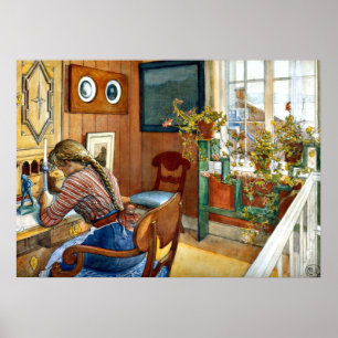 Arte Carl Larsson - Correspondencia