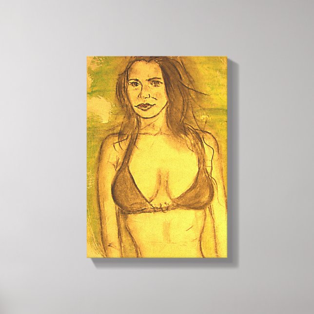 arte chica bikini (Anverso)