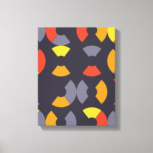 Arte circular colorido, fresco, moderno, moderno (Anverso)