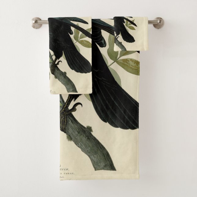 Arte clásico Audubon Raven (In situ)