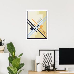 Arte clásico de cartel Bauhaus vintage