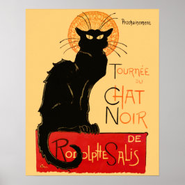 Arte clásico Steinlen Black Cat