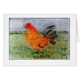 Arte colorido de Cockeral