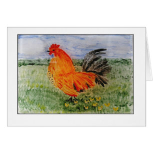 Arte colorido de Cockeral