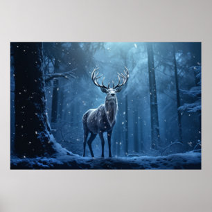 Arte colorido de la fauna silvestre Stag Deer Anim