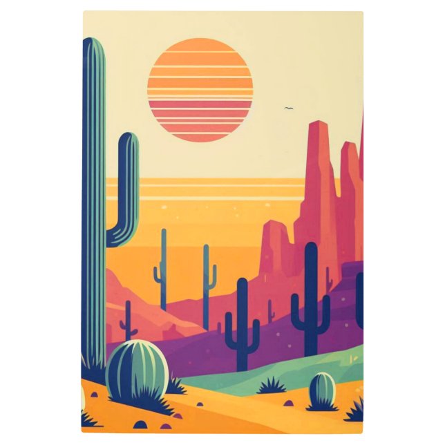 Arte colorido del desierto del sudoeste (Anverso)