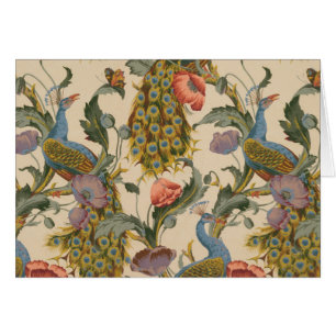 Arte colorido del patrón de pavo real