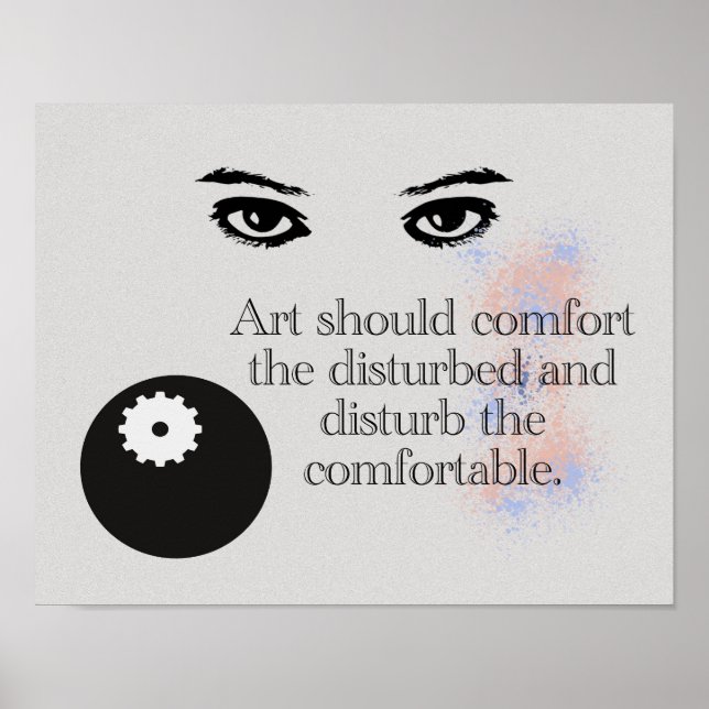 Arte - comillas sobre arte - Art Print (Frente)