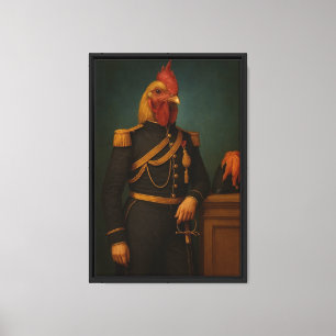 Arte con marco de Royal Rooster