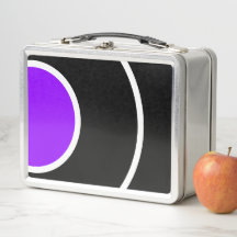 Arte concéntrico genial divertido brillante morado