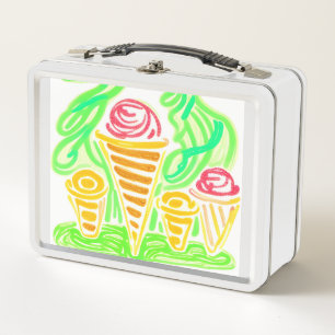 Arte concepto de crema de hielo