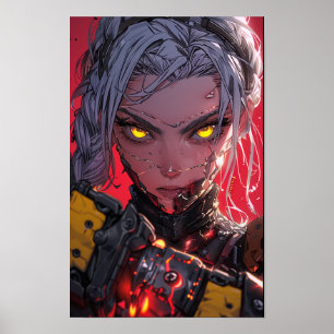 Arte conceptual de estilo anime sobre Poster de fo