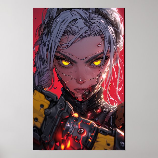 Arte conceptual de estilo anime sobre Poster de fo (Frente)