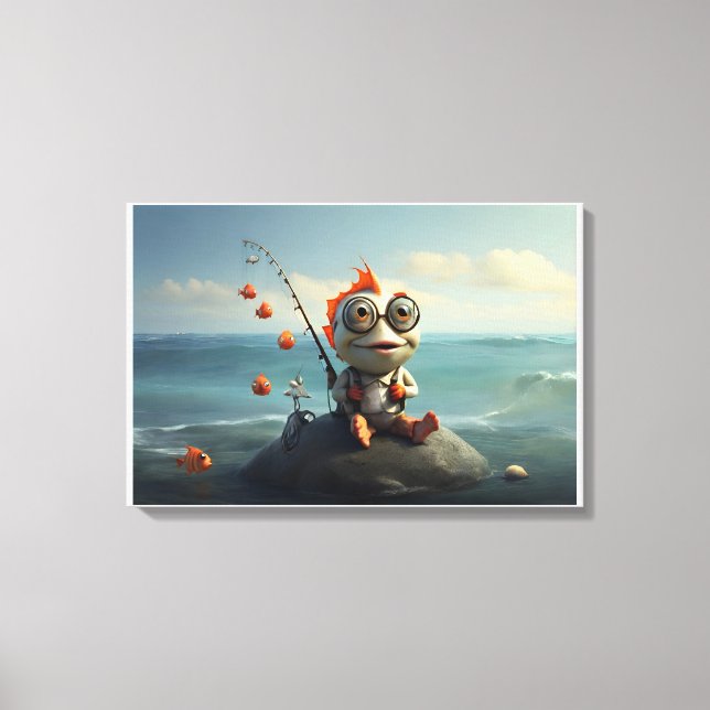Arte conceptual de la pesca de peces (Anverso)