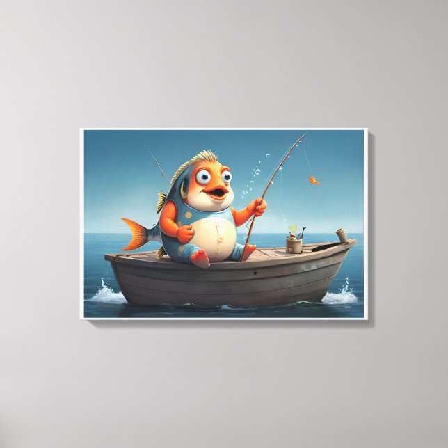 Arte conceptual de la pesca de peces (Anverso)