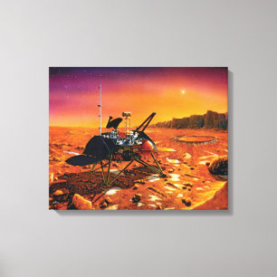 Arte conceptual del artista del Mars Polar Lander 