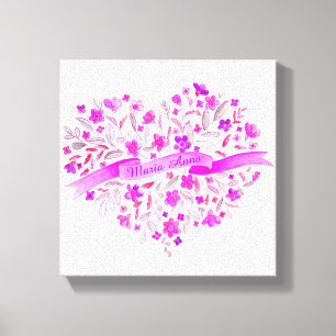 Arte conocido púrpura de la acuarela del rosa del