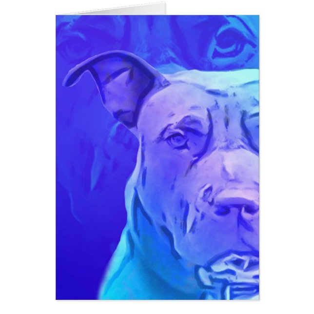 Arte contemporáneo del pitbull (Frente)