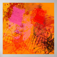 Arte contemporáneo. La mano hizo arte. Textura col