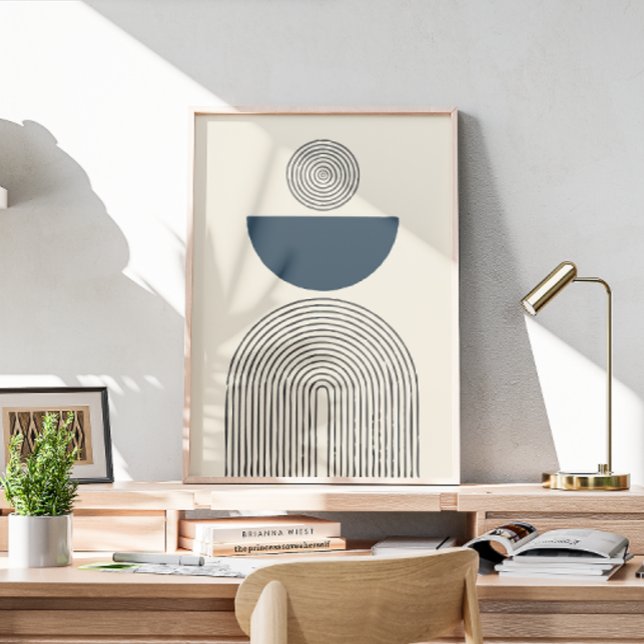 Arte contemporáneo mínimo con arco geométrico (Subido por el creador)