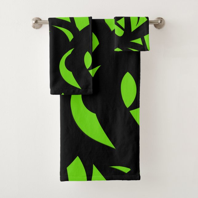 Arte contemporáneo verde / negro (In situ)